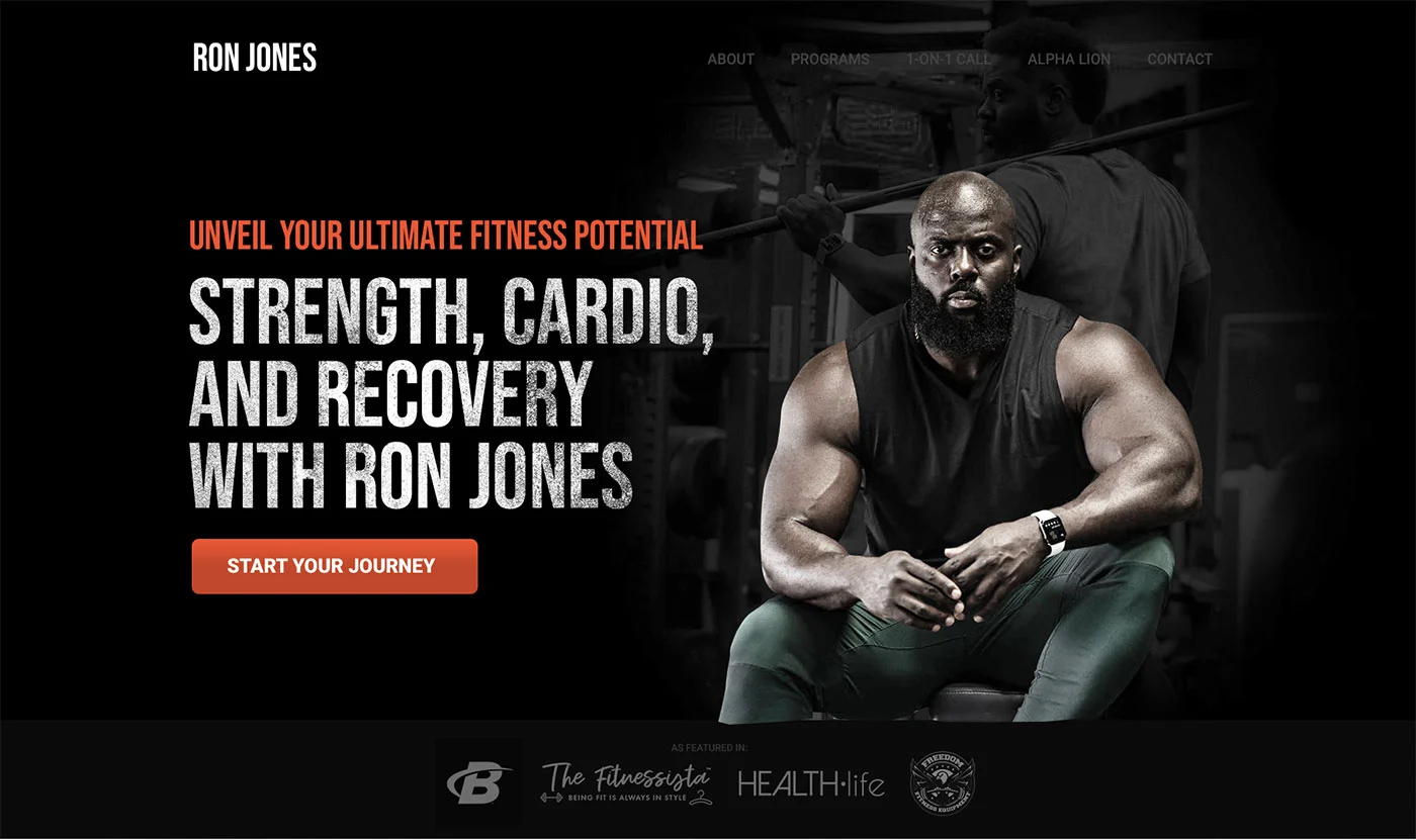 Big Ron Jones - Health and Fitness Coach