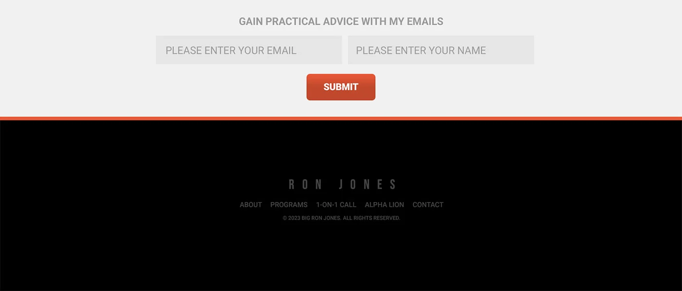 Big Ron Jones - Health and Fitness Coach